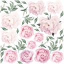 Большие настенные стикеры с цветами - 100 см x 130 см