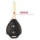 TOY43/TOY47 2BUTTONS CUERPO MANDO SIN LLAVE PARA TOYOTA CAMRY AVALON 