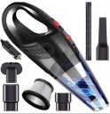 Ручной автомобильный пылесос, черный.