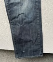 Hugo Boss W36 L32 štýlové tmavomodré vintage džínsové nohavice Dominujúca farba modrá
