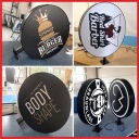 КРУГЛЫЙ рекламный светодиодный короб 70см, 2-сторонний