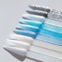 MollyLac Glitter Winter 04 - 1g peľ efekt na zdobenie Dominujúca farba odtiene modrej