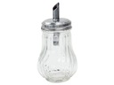 САХАРНИЦА С ДИСПЕНСЕРОМ СТАЛЬ+СТЕКЛО 150мл.