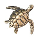 Mosadzná mini socha morskej korytnačky Tea Pet Miniatúrne Rozkošné Kung Fu Tea Pet Materiál iný