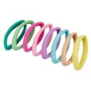 Zestaw gumek wielokolorowy