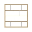 ХОДБИ шкаф напольный, дуб/белый