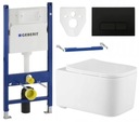 ТУАЛЕТНЫЙ НАБОР, GEBERIT FRAME, ЧАША MEXEN ELIS, БЕЛЫЙ МАТОВЫЙ