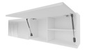 Kúpeľňová skrinka ORA 160 x 40 (2 x 80) závesné skrinky do kúpeľne LESK Farba nábytku biela
