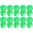 ZESTAW 10 KOSTEK K6 RPG ZIELNIK DRUIDA KOŚĆ 1,1 CM