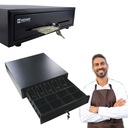 КАССОВЫЙ ЯЩИК ДЛЯ КАССОВОГО АППАРАТА, СРЕДНЯЯ СТАЛЬ, 5 И 8 ОТДЕЛЕНИЙ RJ12