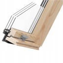 RoofLITE TRIO PINE 78x118 3-створчатое мансардное окно