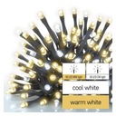 Vianočné LED svetlá teplé+studené IP44 EMOS 10m Kód výrobcu D1AN01