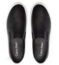 Calvin Klein topánky Vulc Slip On Nano Fo čierna 38 Originálny obal od výrobcu škatuľa