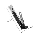 PRAKTYCZNY ALUMINUM CUPHOLDER LATERAL DO MOTORCYCLE CIEMNOSZARY  photo 11