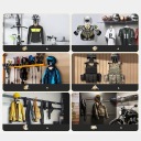 2× СТОЯК NA ШЛЕМ SCIENNY Z БОЛЬШАЯ NOSNOSCIA DO ХРАНЕНИЯ ОДЕЖДЫ MOTOCYKLO  фото 7