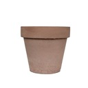 ЦВЕТОЧНЫЙ ГОРШОК С КРЫШКОЙ РИБРЕТТА - архитектурный бетон