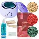 ТВЕРДЫЙ ВОСК НАБОР ДЛЯ ДЕПИЛЯЦИИ ВОЛОС ТВЕРДЫМ ВОСКОМ Нагреватель ROSE