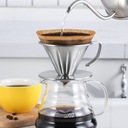 Prekvapkávač kávy Kužeľový filter Manuál Názov farby výrobcu jako zdjęcie