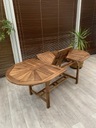 Záhradný nábytok z akáciového dreva záhradný set 6 osôb s vankúšmi komplet Hmotnosť (s balením) 110 kg
