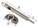 Штамп и матрица для прыгающих ножниц для листового металла Nibbler RED TECHNIC HIKOKI