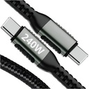 Быстрый USB-C / USB-C-C-C 240W 5A 5A QC 4.0 PD Кабель для зарядки ноутбука 2м