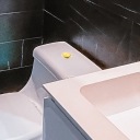 2SZT ZŁOTY PRZYCISK DO ZBIORNIKA WC ABS DWUFUNKCYJNY ŁAZIENKOWY