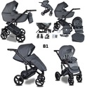 Detský kočík BeRco Premium 2v1 + adaptéry Maxi Cosi Cybex Aton X-Lander Model BeRco Premium