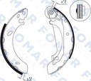 BRAKE SHOES BRAKE FOMAR FO0539 