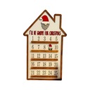 Vianočný adventný kalendár, sviatočná dekorácia, drevený EAN (GTIN) 0791481994567