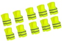 Светоотражающий жилет, ЖЕЛТЫЙ, 10 ШТ. Б8О45