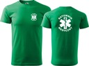 Pánske tričko Záchranár pre záchranárov S Výstrih okrúhly