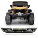 JEEP WRANGLER JK 2007-2018 PARAGOLPES DELANTERO CON DIODO LUMINOSO LED MODELO TAIPAN 