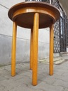 Stary okrągły stolik kawowy Wysokość produktu 66 cm