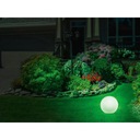 LIVARNO HOME Lampa kruhová guľa do záhrady Smart LED RGB veľká 40cm aplikácia Celková výška 42.5 cm