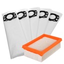 Мешочные фильтры для Karcher WD4 WD5 WD6 2.863-006.0 5x