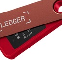 Безопасный криптовалютный кошелек LEDGER Nano S Plus — рубиново-красный