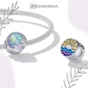 Charms KRYŠTÁL OCEÁN S925 PRÍVESOK beads striebro Kolekcia Charms beads srebro próba 925