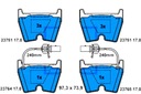 ATE ZAPATAS DE FRENADO LAMBORGHINI GALLARDO VW PHAET 