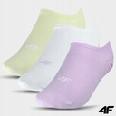 Dámske ponožky 4F Členkové Ponožky Ponožky Bavlnené Casual 3-PAK Pohlavie Výrobok pre ženy