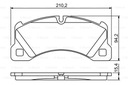 DISCS PADS FRONT BOSCH PORSCHE MACAN 