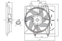 NISSENS VENTILADOR DEL RADIADOR CON CUERPO DS DS 3 CITROEN C2 C2 