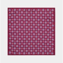 PAKO LORENTE бордовый мужской нагрудный платок одного размера с цветочным узором