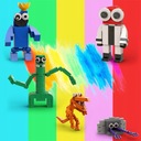 Figúrky Rainbow Friends stavebné hračky puzzle Vek dieťaťa 8 rokov +