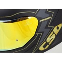 CASSIDA CASCO PARA MOTOCICLETA CON FIBRAS GT2 +GOLD VENTANAS 