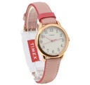 Zegarek damski czytelny TIMEX na różowym pasku prezent na Pierwszą Komunię Styl klasyczny