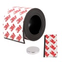 ЛЕНТА САМОКЛЕЯЩАЯСЯ МАГНИТНАЯ 3М 80мм/1,5мм/1м