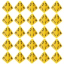 ZESTAW 25 KOSTEK K4 RPG ŻÓŁTA KOŚĆ CZTEROŚCIENNA