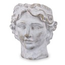 ЦВЕТОЧНЫЙ ГОРШОК ЛИЦЕВАЯ ГОЛОВКА БЕТОННАЯ ЦВЕТОЧНАЯ КРЫШКА