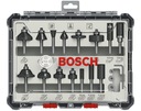 НАБОР BOSCH ИЗ 15 РЕЗКОВ ПО ДЕРЕВО, хвостовик 6 мм