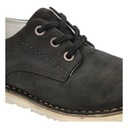 Čierne poltopánky Nagaba Dámske kožené topánky Veľkosť 36